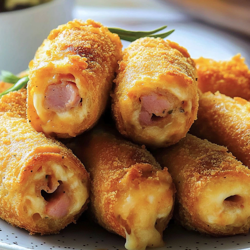 Ham and cheese bread rolls recipe