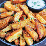 Crispy Garlic Parmesan Potato Wedges