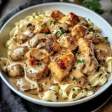 Creamy Chicken Stroganoff