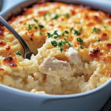 Creamy Angel Chicken and Rice Casserole