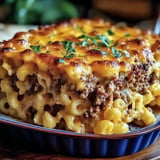 Mac and Cheese Meatloaf Casserole