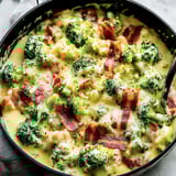 Creamy Garlic Parmesan Broccoli & Bacon