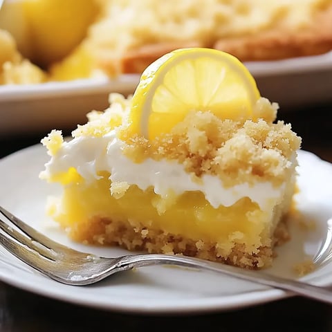 Lemon Cream Cheese Dump Cake