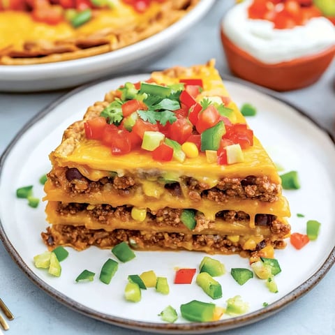 Easy Layered Taco Pie Recipe